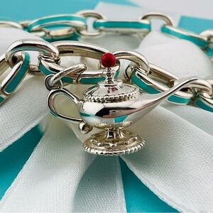 Tiffany Paloma Picasso Red Enamel Genie Lamp Charm